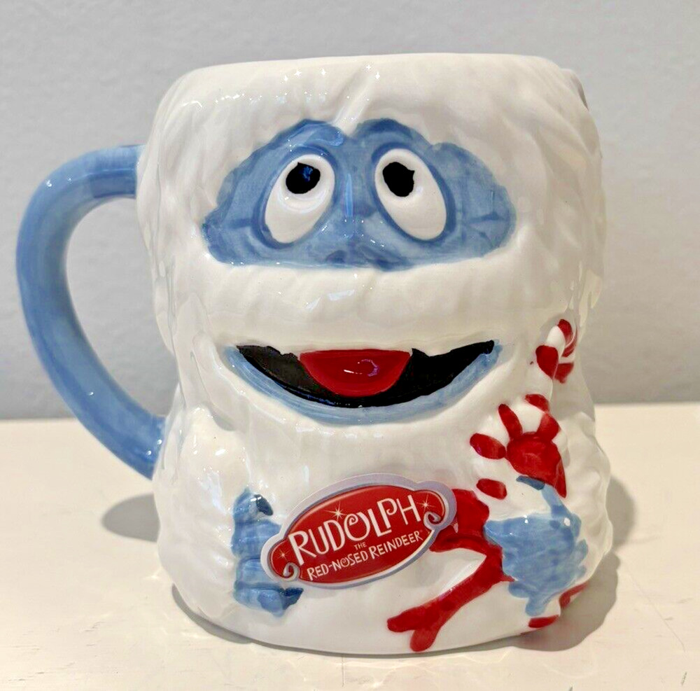 Rudolph The Red Nosed Reindeer Bumble Abominable Snowman Ceramic Mug Large Xmas